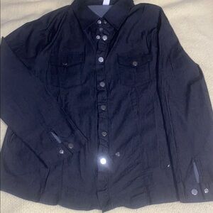 Black Button-Up Shirt